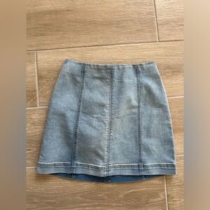 Wild Fable Jean mini skirt, blue, size 2